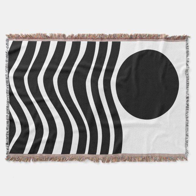 Cobertor Bauhaus Abstrato Throw Blanket (Frente)
