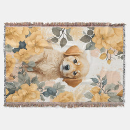 Cobertor Bebês-Cons | Ouro Retriever Puppy