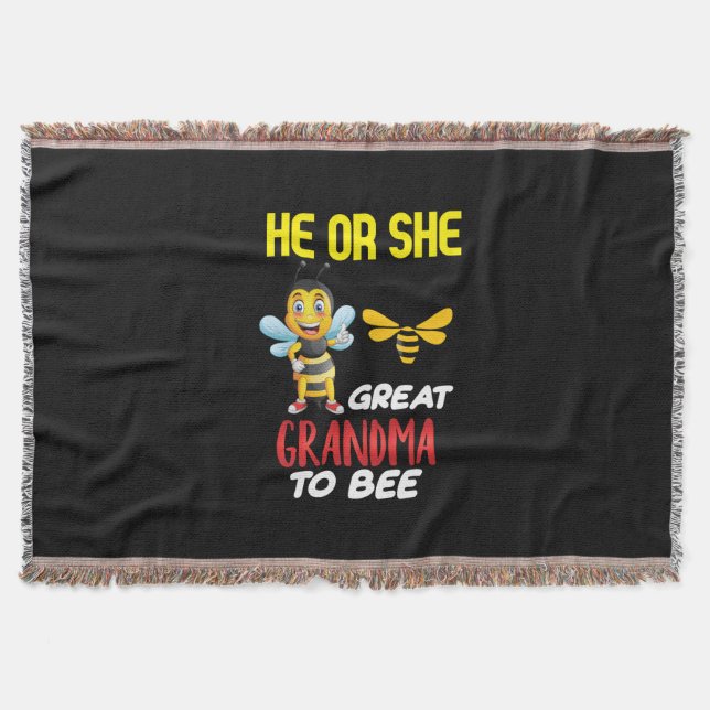 Cobertor Beekeeper Art Excelente Vovó Para Abelha (Frente)