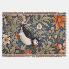 Cobertor Belo Puffin William Morris Inspirou