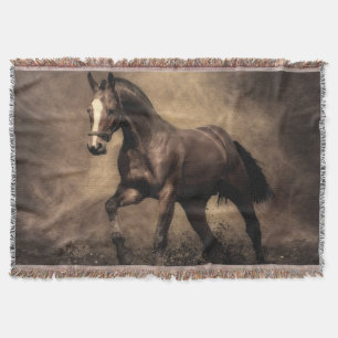 Cobertor Belo travesseiro decorativo marrom
