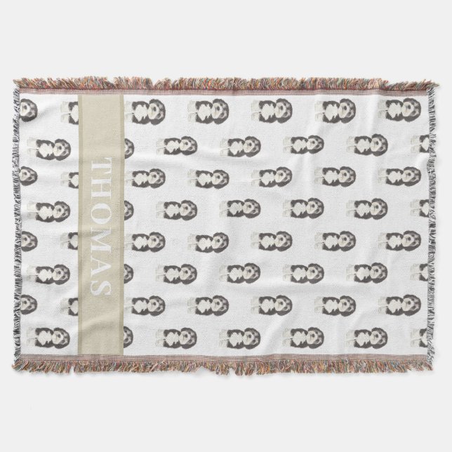 Cobertor Bernedoodle Personalizado (Frente)