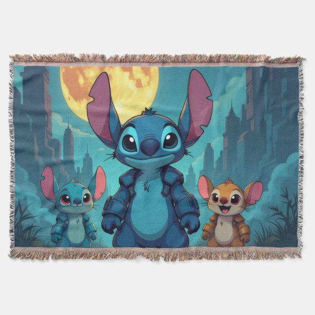 Cobertor Beste Freunde fürs Leben – Lilo & Stitch   (Frente)