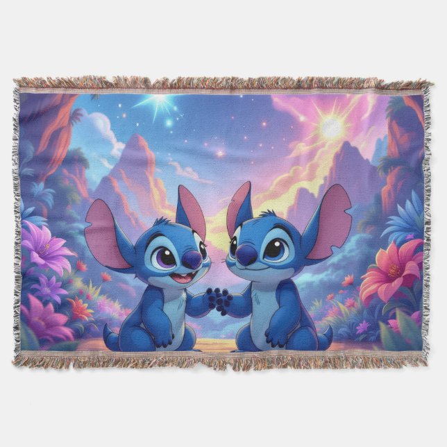 Cobertor Beste Freunde fürs Leben – Lilo & Stitch   (Frente)