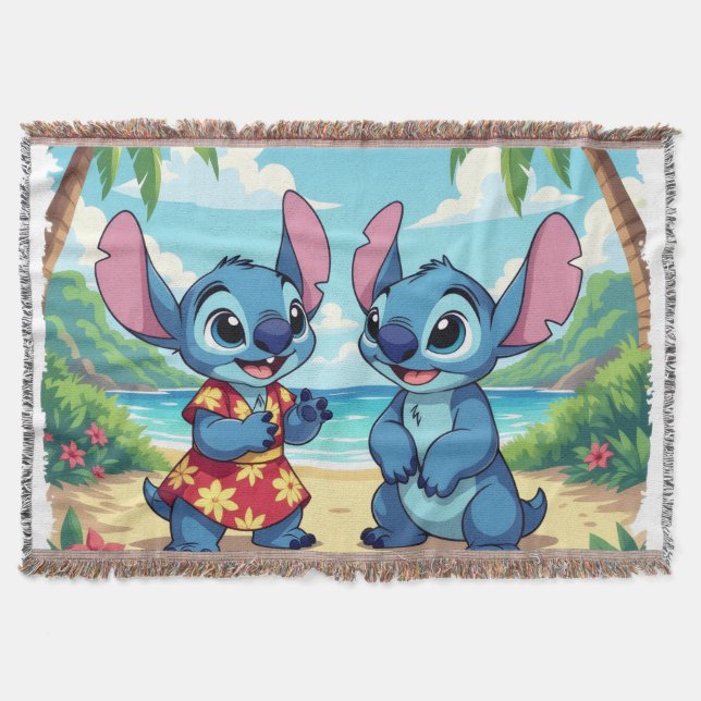 Cobertor Beste Freunde fürs Leben – Lilo & Stitch   (Frente)