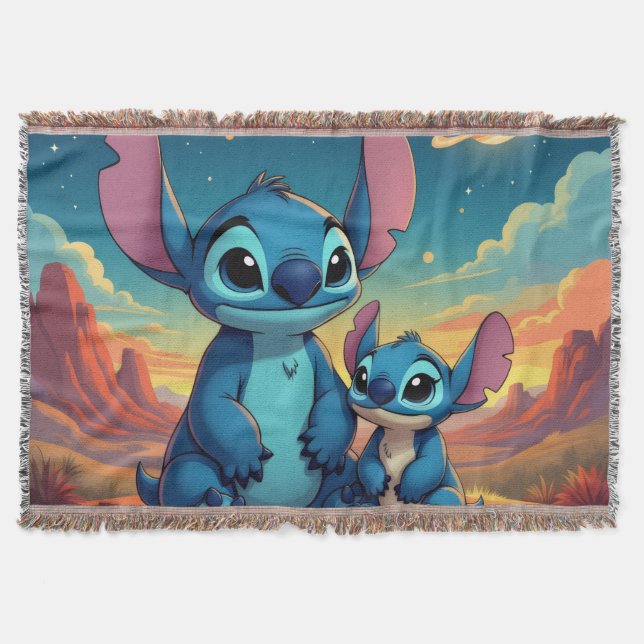 Cobertor Beste Freunde fürs Leben – Lilo & Stitch   (Frente)