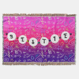 Cobertor Bestie Bracelet - Design de Amizade