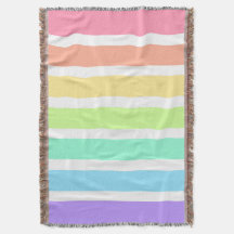 Bibblegum arco-íris e listras brancas