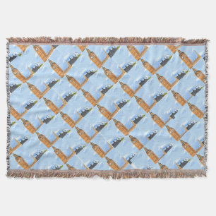 Cobertor Big Ben London Throw Blanket