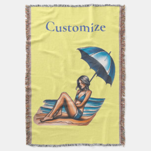 Cobertor Bikini Girl Beach Nápoles Thunder_Cove