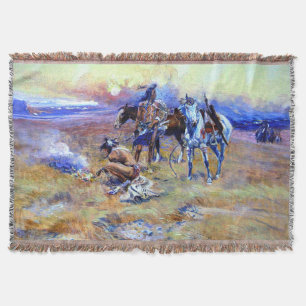 Cobertor Blackfoot Burning Cromado Buffalo Range Charles M 