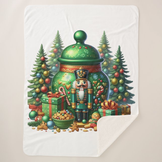 Cobertor (Blanket) Sherpa Quebra-Nozes (Frente)