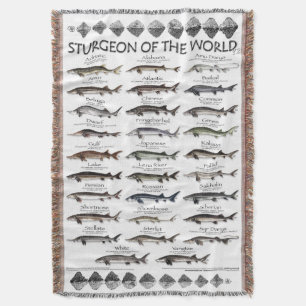 COBERTOR BLANKET-STURGEON OF THE WORLD POSTER - PRIMEIRO NU