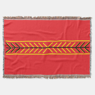 Cobertor Blaze Mark Red Throw Blanket Murugi Home