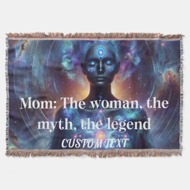 Cobertor Bloqueio Personalizado de Nome Personalizado (Frente)