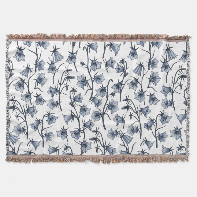 Cobertor Bluebells, Harebeldes, Flores (Frente)