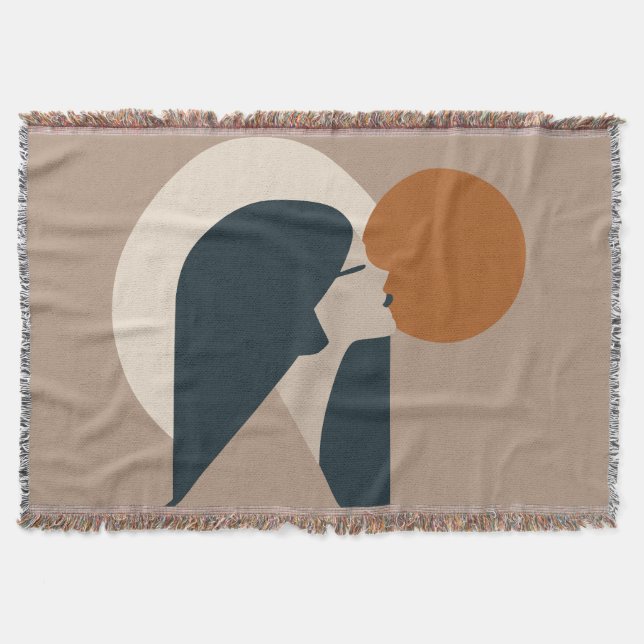 Cobertor Boho Woman Sun (Frente)