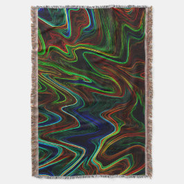 Cobertor Bola de lã colorida enrolada, o que ela faz?