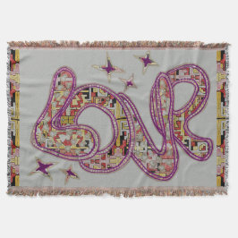 Cobertor Bolsa de padrão de amor Tribal Boho