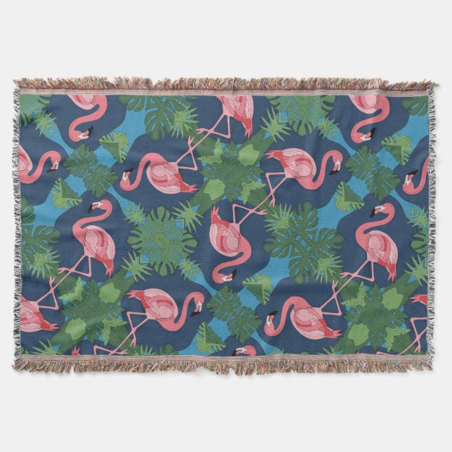 Cobertor Bonito Pink Flamingo Pattern (Frente)