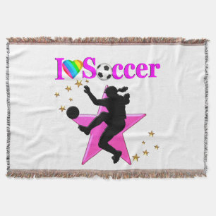 COBERTOR BONITO PINO I AMO DESIGN DE FUTEBOL