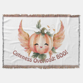 Cobertor BOO de Sobrecarga de Cuteness. Pumpkin Kaw, Bonito
