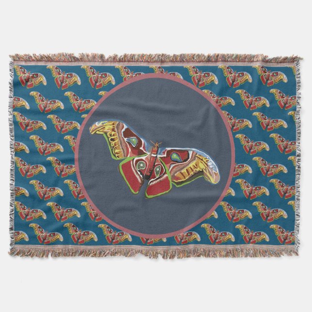 Cobertor Borboleta colorida (Frente)