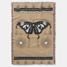 Borboleta Mística Festival Fringe Blanket