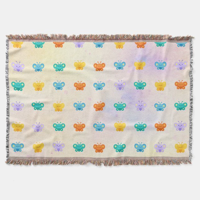 Cobertor Borboleta Pastel (Frente)