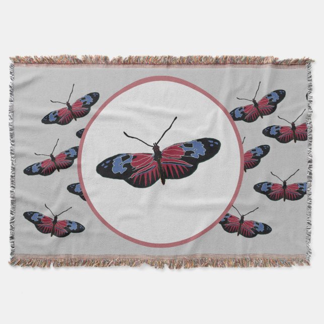 Cobertor Borboleta Preta (Frente)