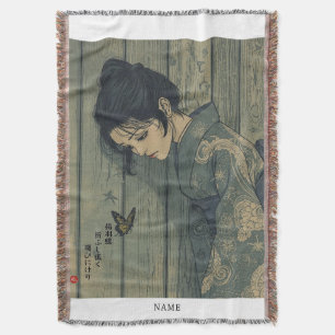 Cobertor Borboleta Rabo de Andorinha por Akutagawa Kanji