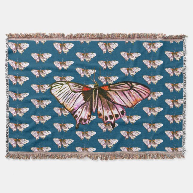 Cobertor Borboleta Roxa (Frente)
