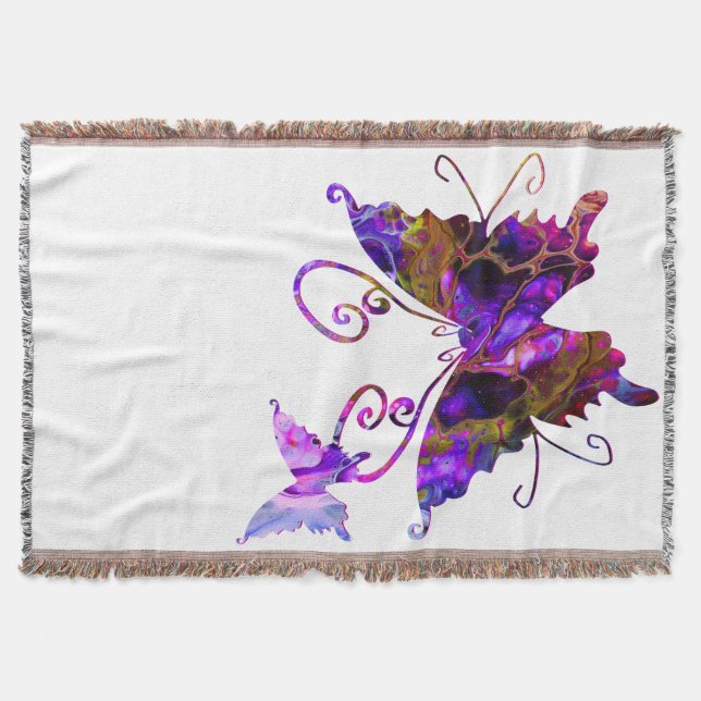 Cobertor Borboletas da fantasia (Frente)