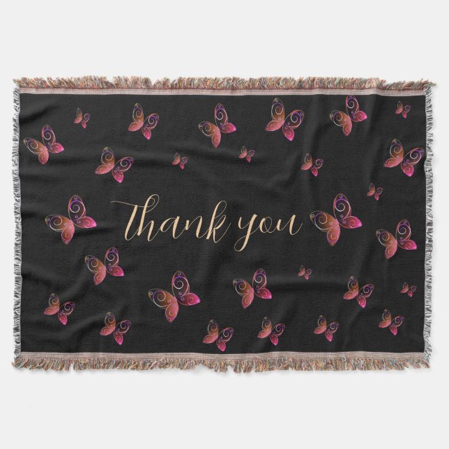 Cobertor borboletas voadoras (Frente)