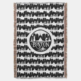 Cobertor Boston Skyline