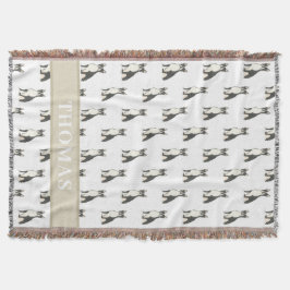 Cobertor Boston Terrier Personalizado