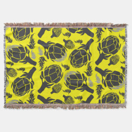 Cobertor Botanical Artichoke Art Home Decor