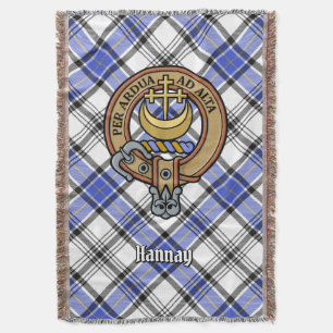 Cobertor Brasão do Clã Hannay sobre Tartan