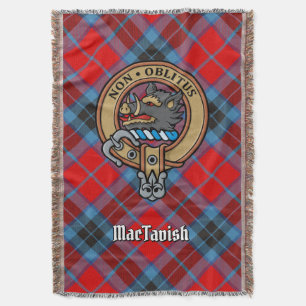 Cobertor Brasão do Clã MacTavish sobre Tartan