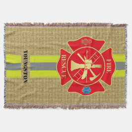 Cobertor Brave Firefighter Cross Warm Art de Malta