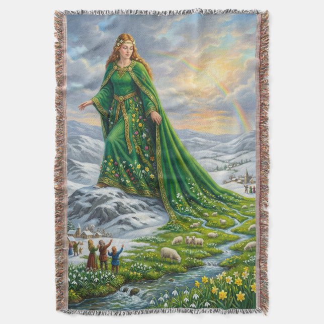 Cobertor Brigid’s Mantle (Bringing the Spring) (Frente Vertical)