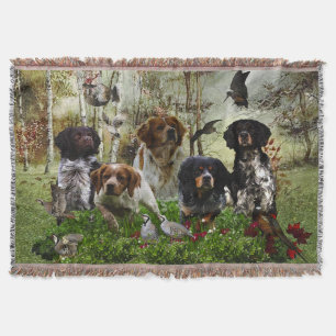 Cobertor Brittany Spaniels, Caça de Pássaros