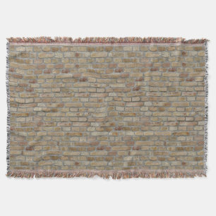 Cobertor Brown Brick Wall A Novelty Design