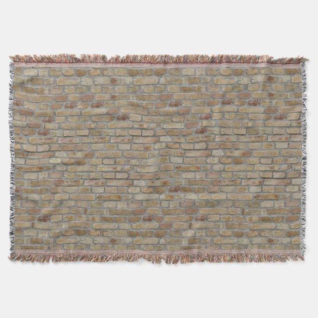 Cobertor Brown Brick Wall A Novelty Design (Frente)