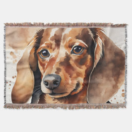 Cobertor Brown Dachshund