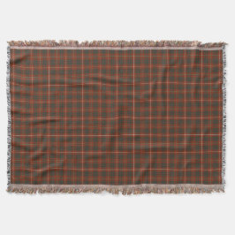 Cobertor Bruce Clan Weathered Tartan
