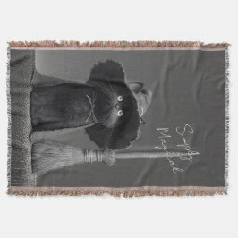 Cobertor Bruxa de Gato Simplesmente Mágica