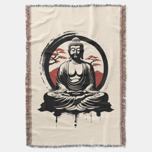 Cobertor Buda Zen Japonês