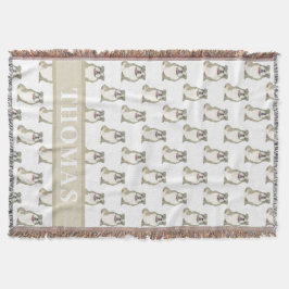 Cobertor Bulldogue Inglês Personalizado (Brindle)