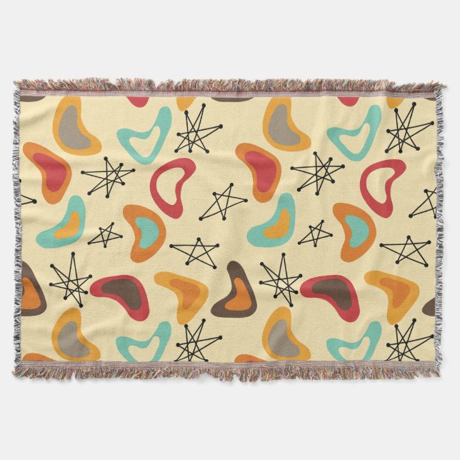 Cobertor Bumerangas e Estrelas (Frente)